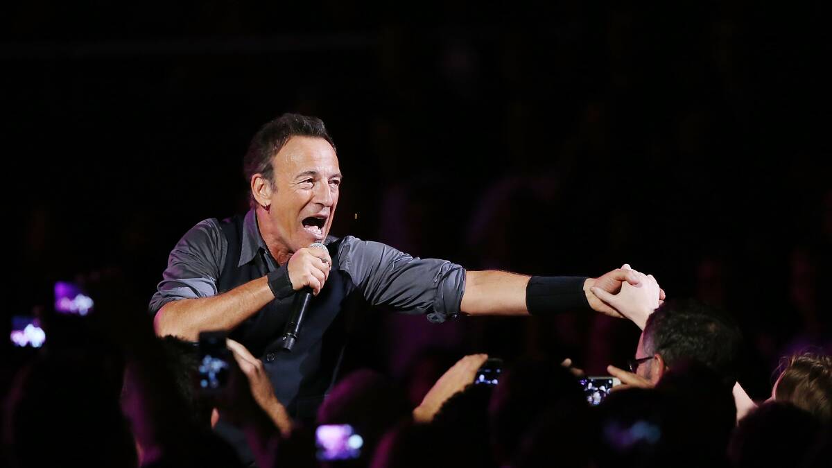 WISH LIST: Bruce Springsteen and the E Street Band played at Hope Estate in the Hunter Valley in February. There are calls to try and bring a big name like "The Boss" to Griffith.