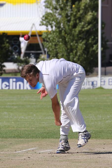 UNPLAYABLE: Hanwood quick Tom West took 12 wickets in two innings against Diggers on Saturday. Picture: Anthony Stipo.
