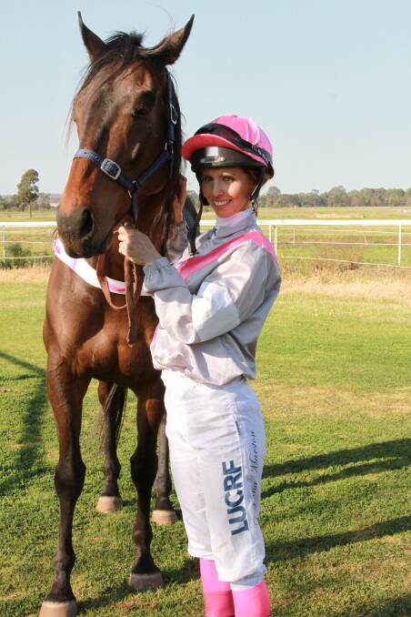RECOVERY: Griffith apprentice jockey Chynna Marston has been diagnosed with a fractured C7 vertebra following a race fall in Tumut last month. Picture: Anthony Stipo