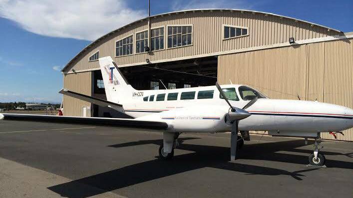 WELL RECEIVED: Par Avion's Cessna Titan 10-seat twin engine aircraft used for flights between Griffith and Melbourne.
