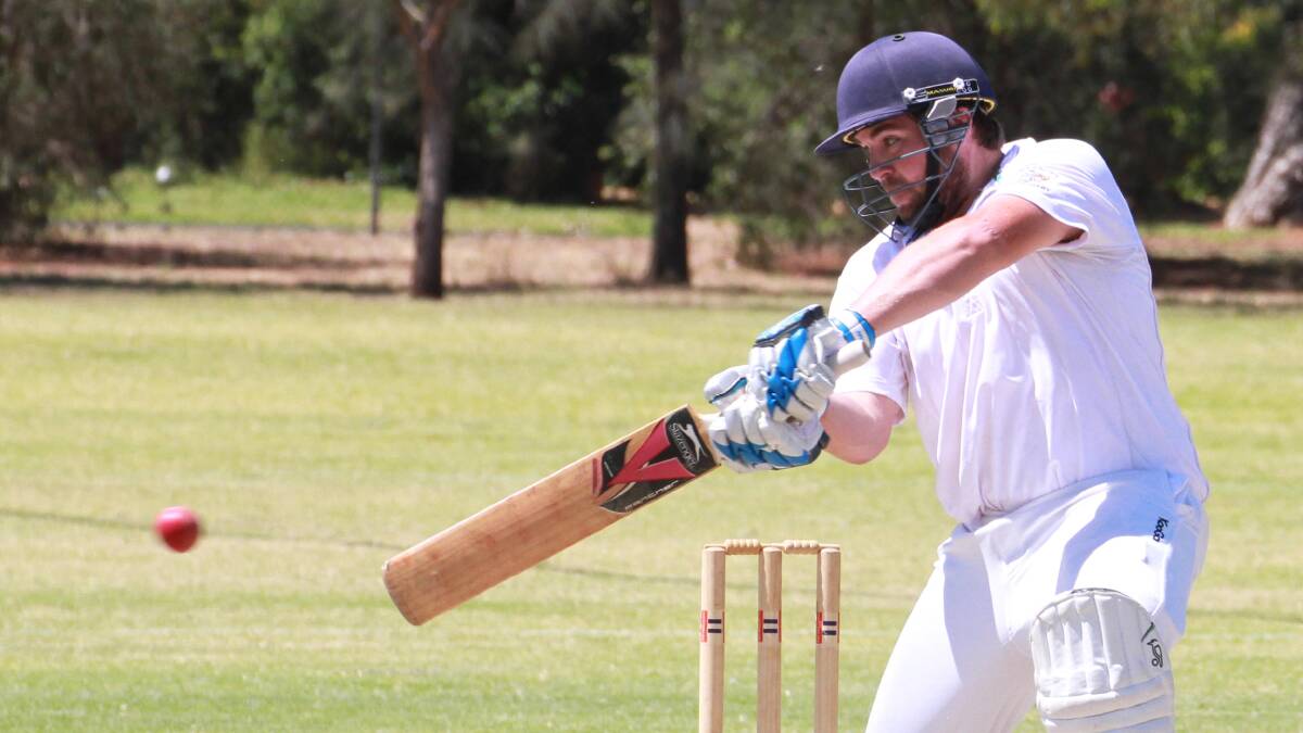 IN FORM: Haydn Pascoe blasted 88 to lead Griffith to victory against Leeton in the Country Shield.