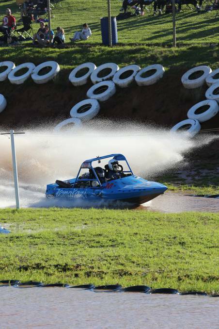 GRIFFITH: National jet sprint boat racing at Lake Wyangan on Easter Saturday. Picture: Anthony Stipo, The Area News