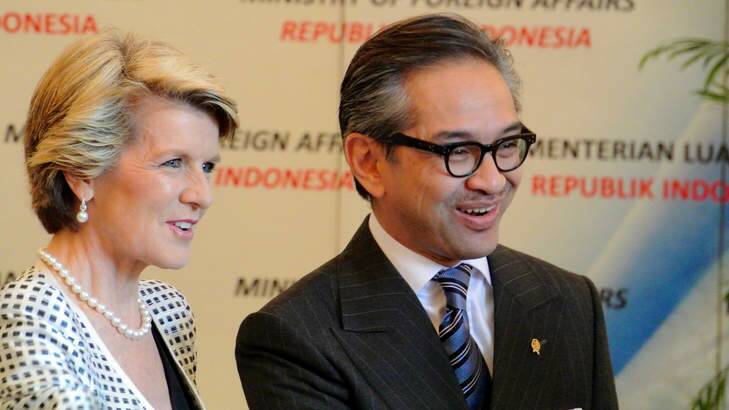 Indonesian Foreign Minister Marty Natalegawa has a different interpretation of the agreement reached with Australian Foreign Minister Julie Bishop. Photo: Michael Bachelard