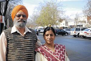 SINGH IS KING: Harnek Singh Dhanoa and Balinder Kaur Dhanoa have cracked the mystery of why Singh is the most common name in Griffith.