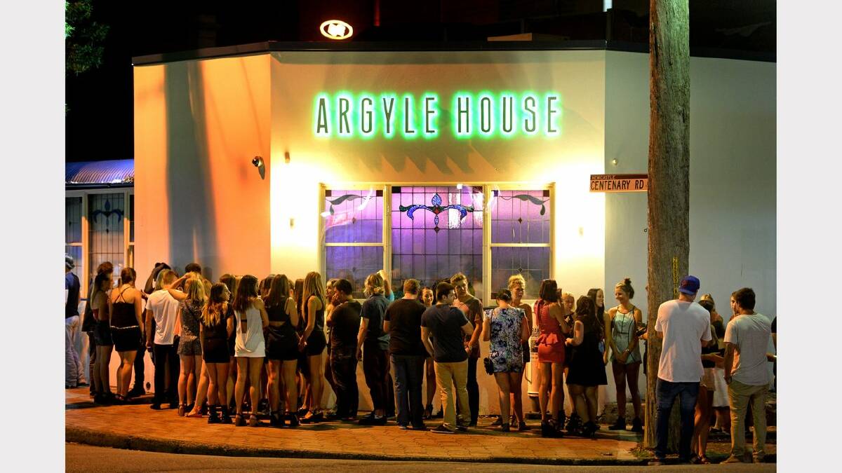 Wednesday night out in Newcastle. A big line up at Argyle House.  Picture: Marina Neil 