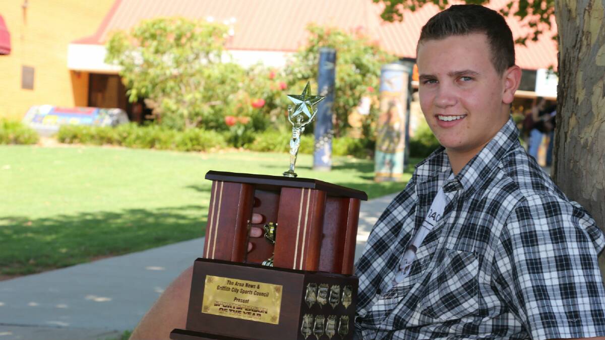 DOUBLED UP: Rising archery star Sean Pianca has been honoured with Griffith's highest sporting honour for the second week in a row.