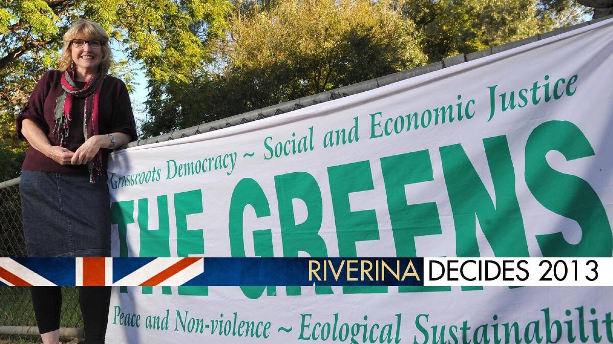 Riverina Greens candidate Ros Prangnell