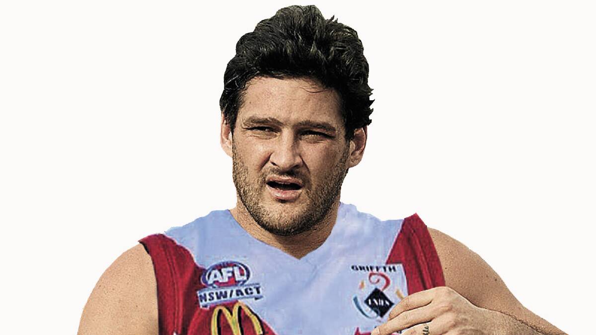 STAR ATTRACTION: Former AFL star Brendan Fevola is poised to play a one-off showpiece game for the Griffith Swans early next Riverina Football League season.