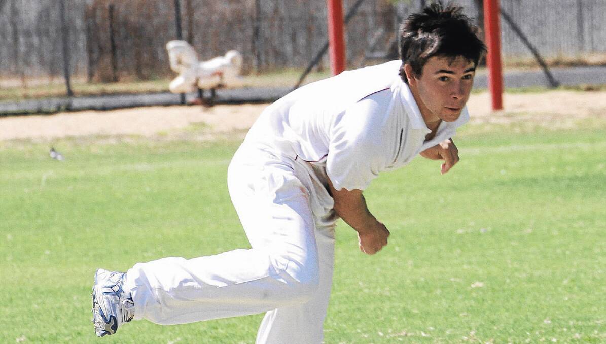 Pace prodigy Connor Matheson showed he's no slouch with the bat as he smacked 56 in Sunday's Creet Cup loss to West Wyalong.