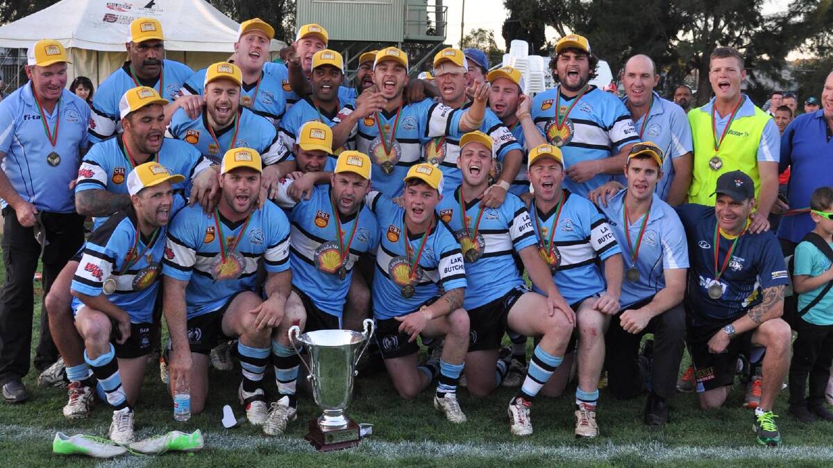 The first TLU side to win a grand final in almost 40 years. Picture: Karen Kalon