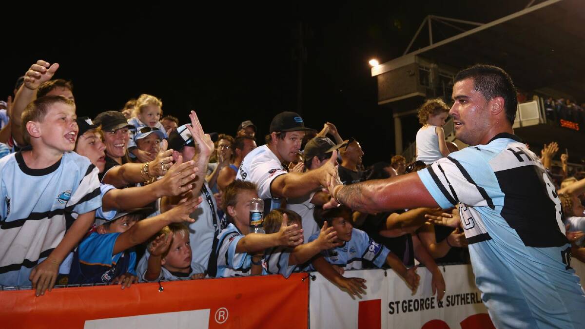 Andrew Fifita has had an impressive season with Cronulla ... Picture: Getty Images