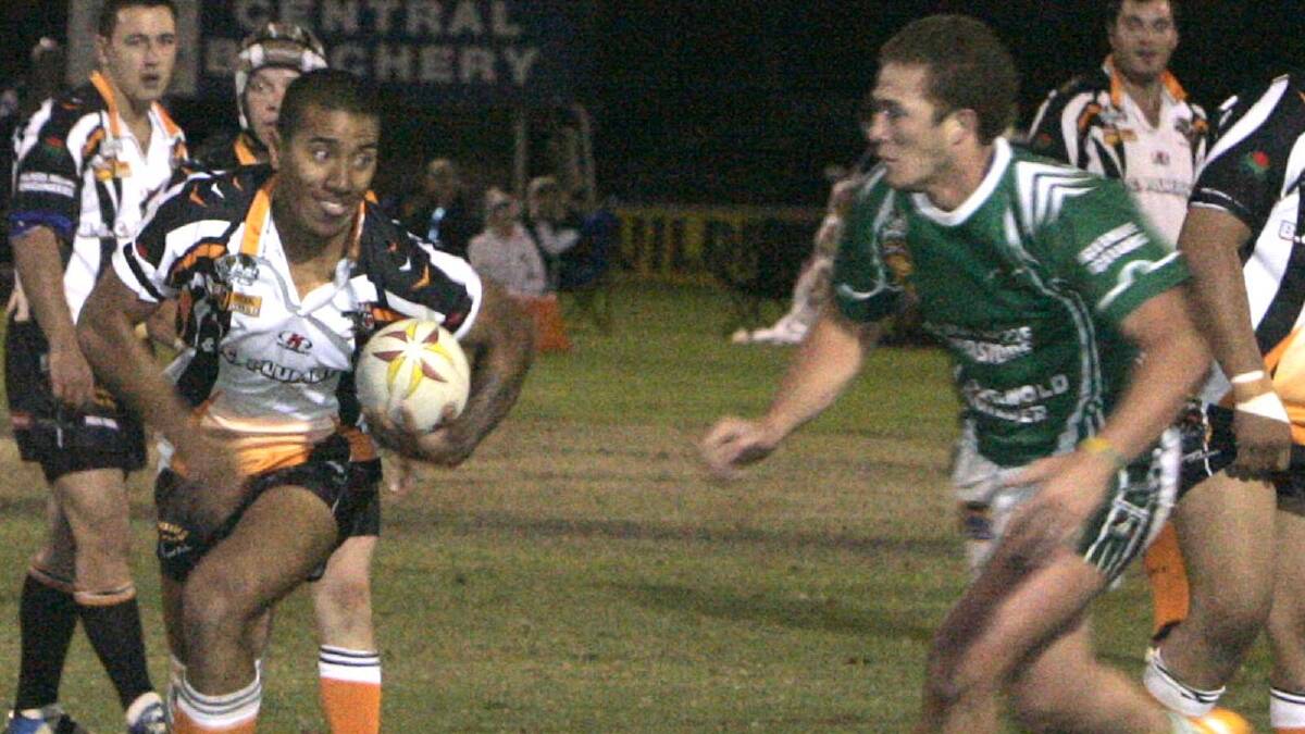 Andrew Fifita ... in the Waratahs first grade side agains Leeton in 2008. Picture: Area News