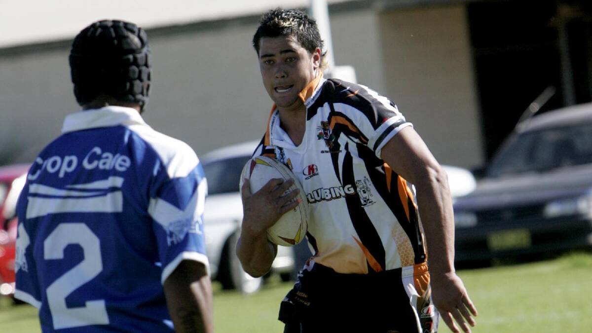 Andrew Fifita ... playing against Yenda in the Paul Kelly Memorial Cup in 2008. Picture: Area News