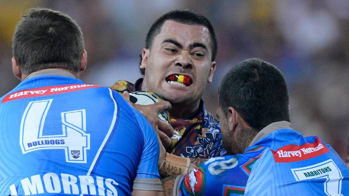 Andrew Fifita ... in the Indigenous All Stars side earlier this year. Picture: Getty Images