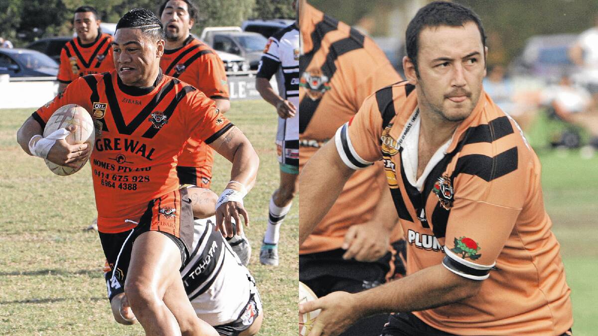 Former Waratahs Tigers juniors Viliami Ngu (left) and Danny Graham have been appointed co-coaches for the 2013 Group 20 season, ending a long and exhaustive search.