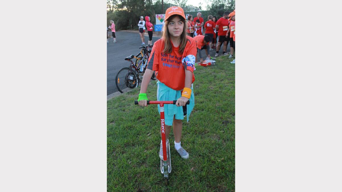 City to Lake fun run - Hayley Porter, 10. Picture: Anthony Stipo