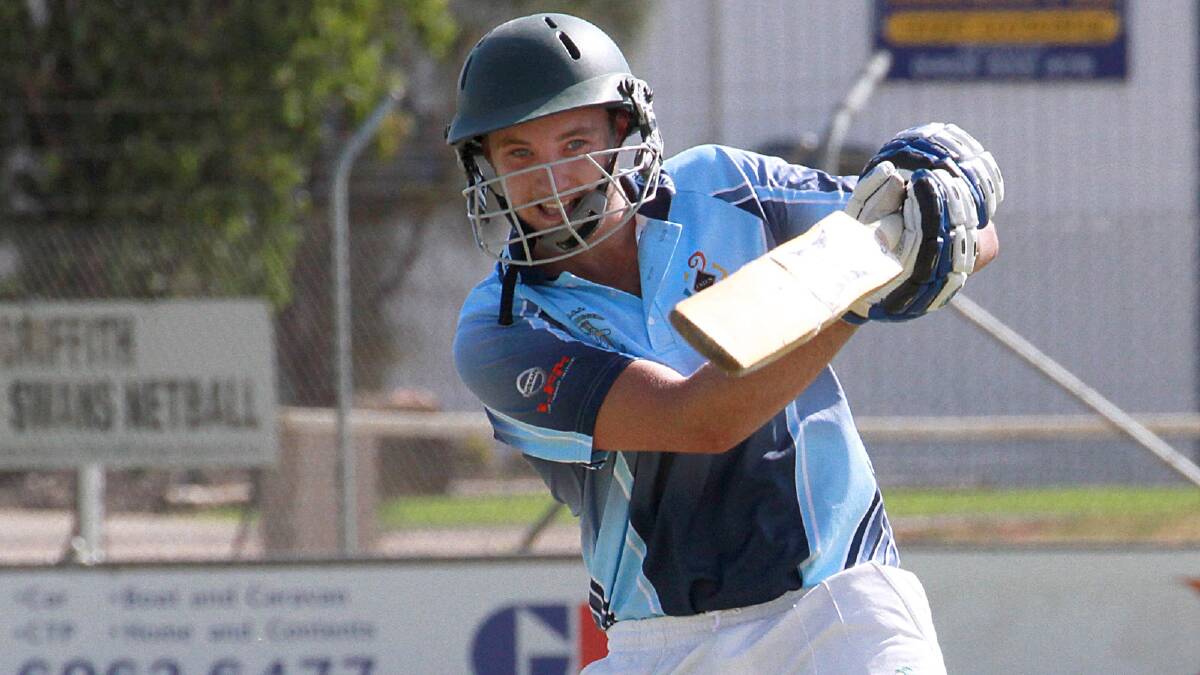 OPENING SALVO: Pat Whittard cracked a vital half-century for Diggers on Saturday night in a hard-fought 12-run victory over Exies at Exies No.1 Oval.