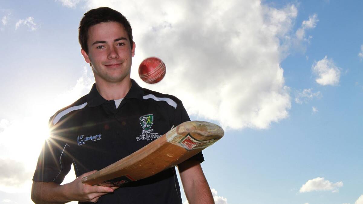 Local cricketer Connor Matheson travelled to Sri Lanka as part of a Darren Lehmann Cricket Academy tour in July. Picture: Anthony Stipo