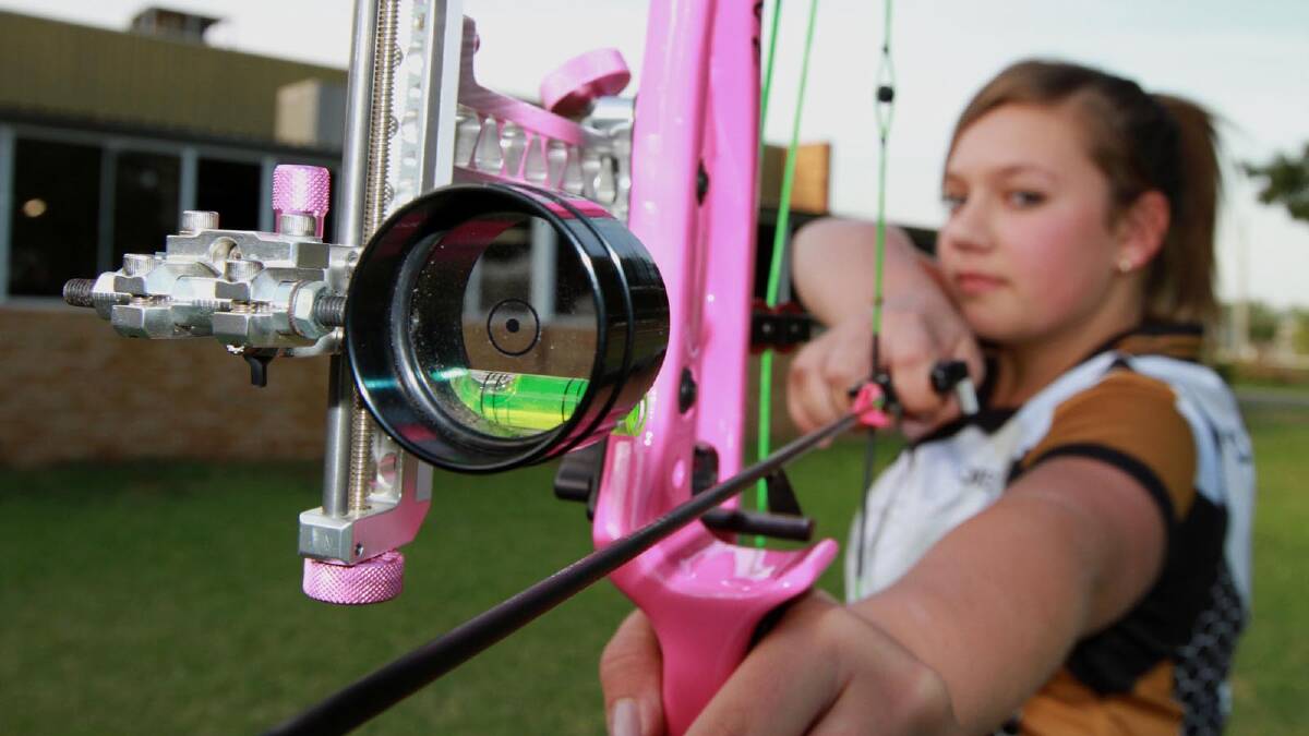 Maddie Salvestro stormed the New Zealand national archery titles in January. Picture: Anthony Stipo