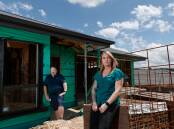 NOTHING LEFT: Nathan Whyte-Southcomb and Kiana Johnston have been left in the lurch by the collapse of Privium Homes, which were building their respective houses in the Heritage Parc development in Rutherford. Picture: Max Mason-Hubers