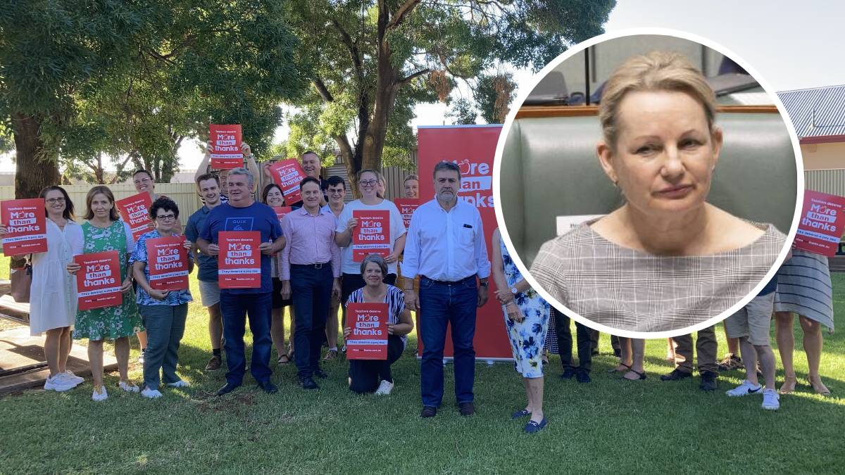 INACTION: Member for Farrer Sussan Ley said the teaching crisis was a matter for the state government to address. PHOTO: Cai Holroyd INSET: Sitthixay Ditthavong