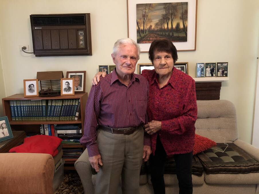 70 YEARS STRONG: Ivan "John" Smole and his wife, Licia. PHOTO: Cai Holroyd