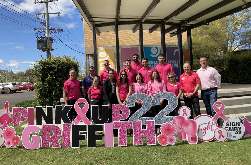 Businesses across the city are painting the town pink to raise money for the McGrath Foundation. Photo by Cai Holroyd