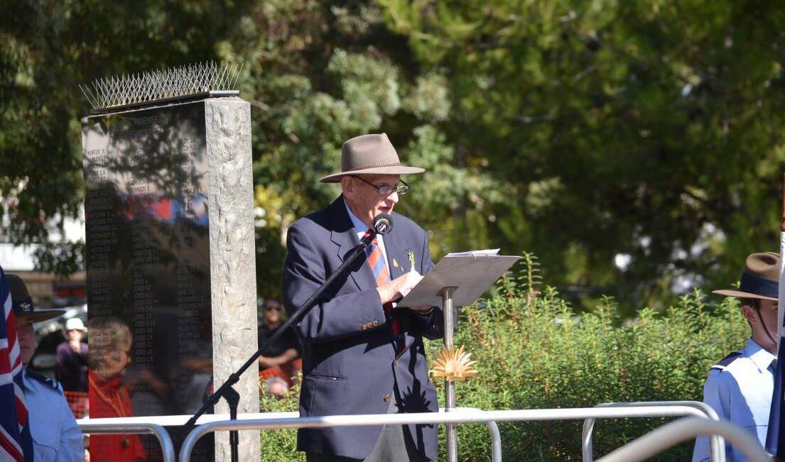 REMEMBRANCE: Terry Walsh will once again host the ANZAC services. PHOTO: Cai Holroyd