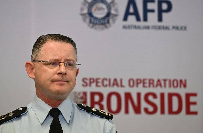 TOP COP: Assistant Commissioner Nigel Ryan mentioned Griffith specifically as a regional hotspot with 'Ndrangheta connections. PHOTO: Contributed
