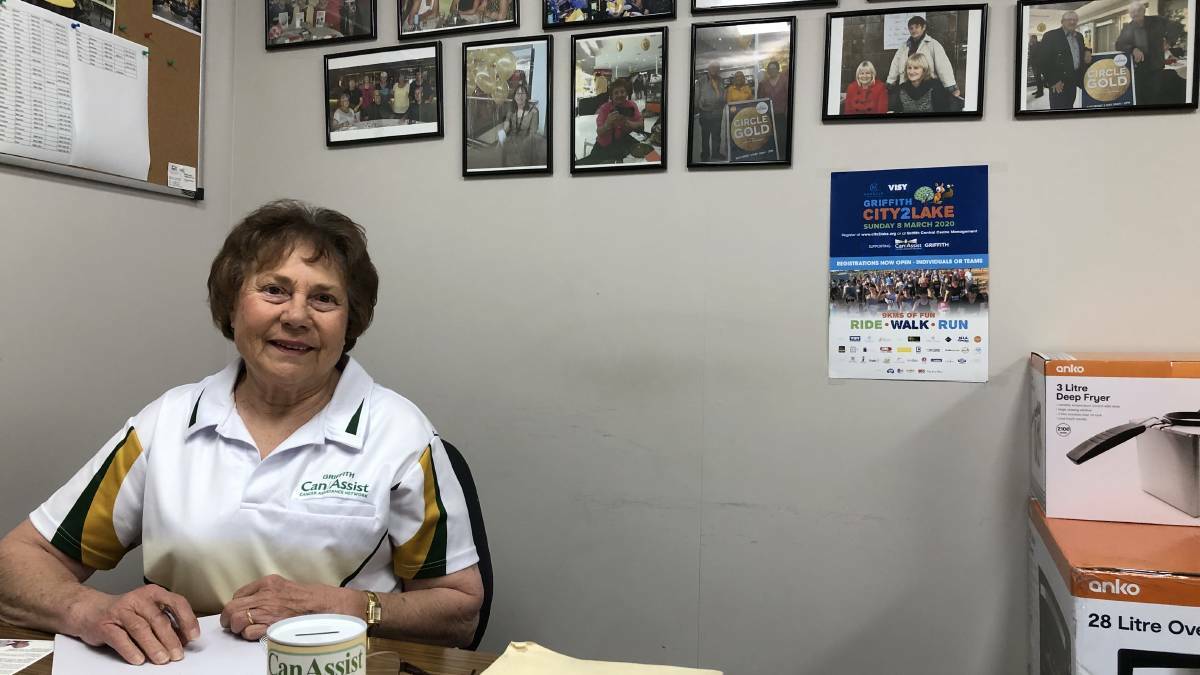 CASH ON OFFER: Olga Forner is the president of CanAssist Griffith, who are currently trying to raise money for their cancer support programs. PHOTO: Kat Vella