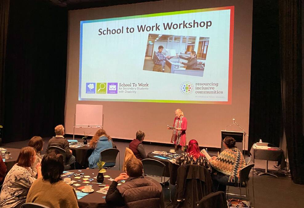 CLASS: The 'School to Work' workshops are being held to help students with disabilities transition to the workforce. PHOTO: Contributed