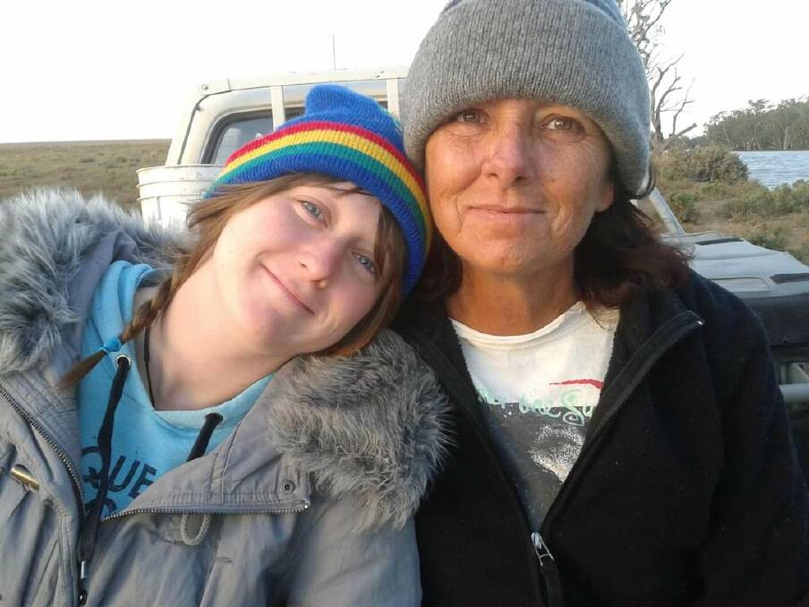 HEARTBREAKING: Harlee Travers and her mother Vanessa after diagnosis. PHOTO: Contributed
