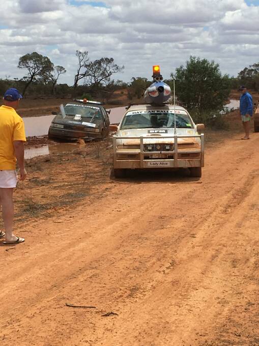 SPIN UP THE DUST: 'Lady Alice' is one of the cars that competed in a recent rally. PHOTO: Contributed