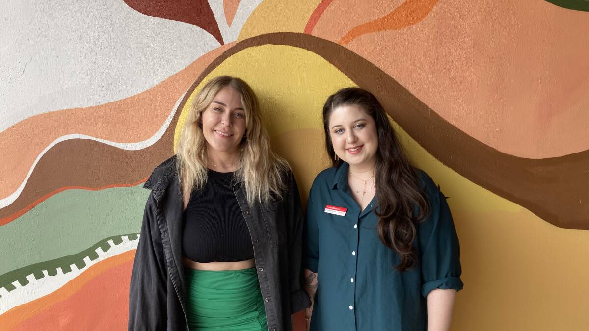 RESIDENCY ASSIST: Kristy-Lee Agresta from Rooms of Requirement and Camille Whitehead from Western Riverina Arts have partnered up to offer a six-week residency program to one lucky artist. PHOTO: Cai Holroyd