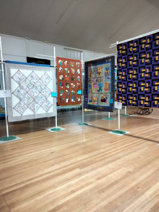 A selection of the quilts that were showcased at this year's quilt exhibition