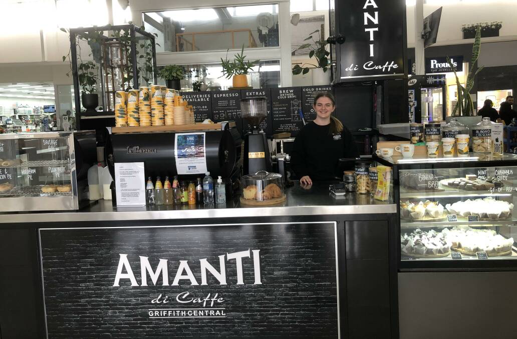 ORDER UP: Bonnie Browne is one of the baristas at Amanti Di Caffe, who'll be offering coffee to first responders on June 9. PHOTO: Cai Holroyd