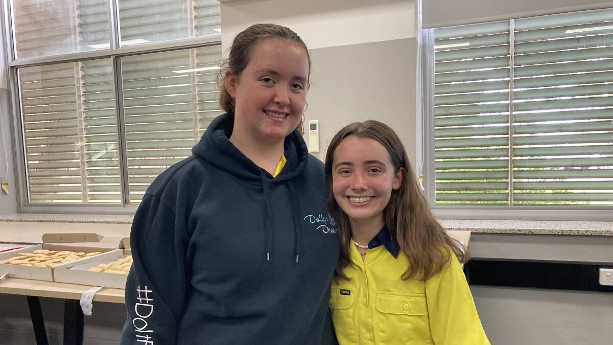 TRADIES: Kate Jackson and Emily Power finished the "Girls Can Too" program on June 24, giving them a wide range of experiences in different trades. PHOTO: Cai Holroyd