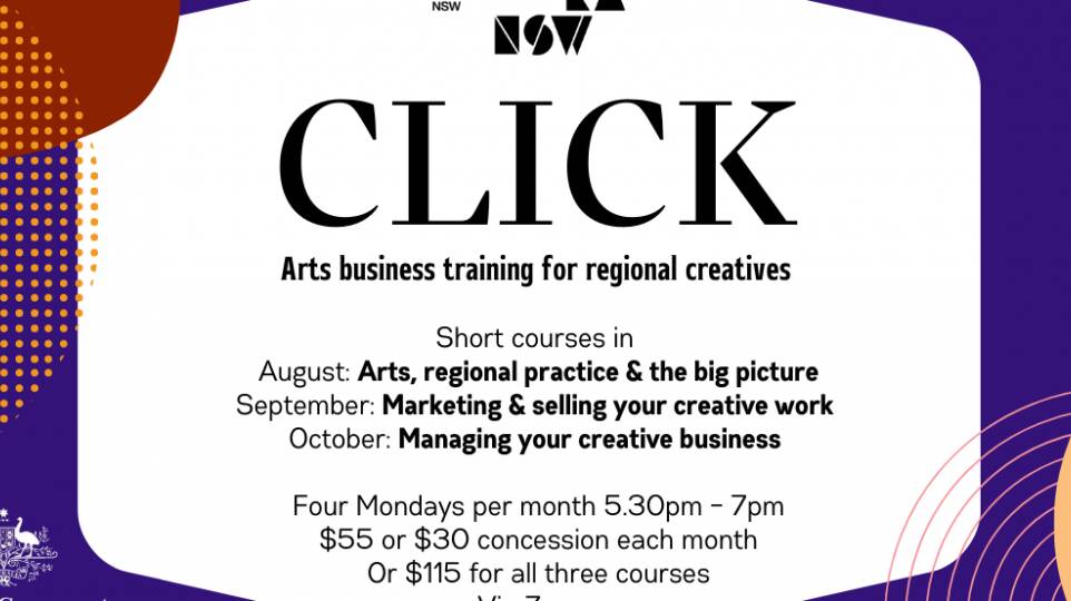 Business training on offer for creatives