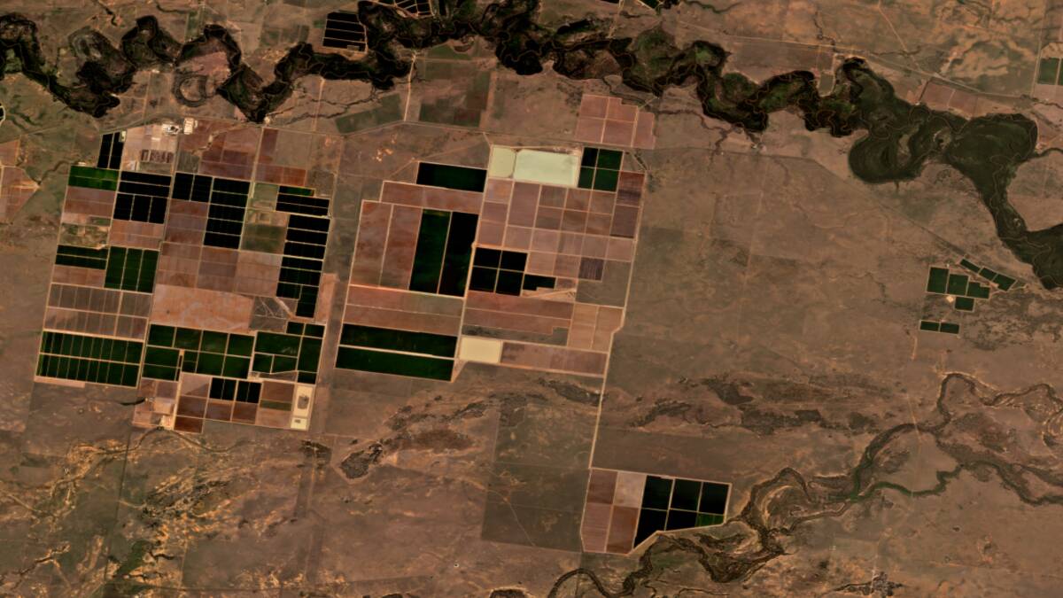 COSTLY MISTAKE: A satellite image of the offending property, just near Carrathool. PHOTO: Contributed