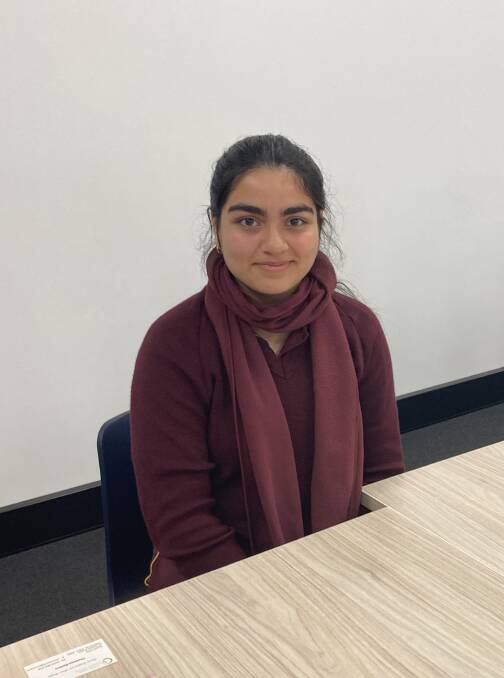 Dahlia Abbas, one of the students who volunteered their time at the library. PHOTO: Cai Holroyd