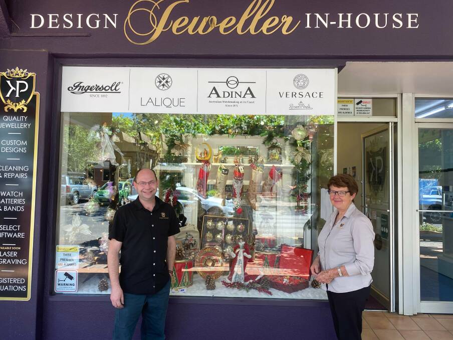 UNIQUE IMPORTS ON OFFER: Jonathan Woodward-Borland and Sally Johnstone from the King's Pocket are excited to be a 'star business' this festive season. PHOTO: Lizzie Gracie