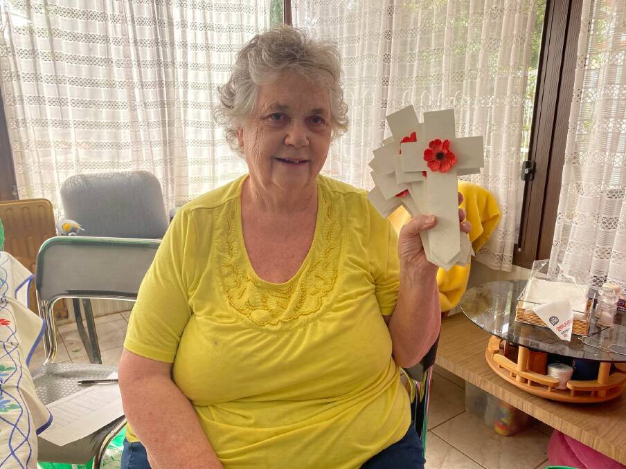 PAYING RESPECT: Marg Tucker is looking for volunteers to help place crosses at the graves of ex servicemen and women at Griffith cemetary this Sunday. PHOTO: Lizzie Gracie