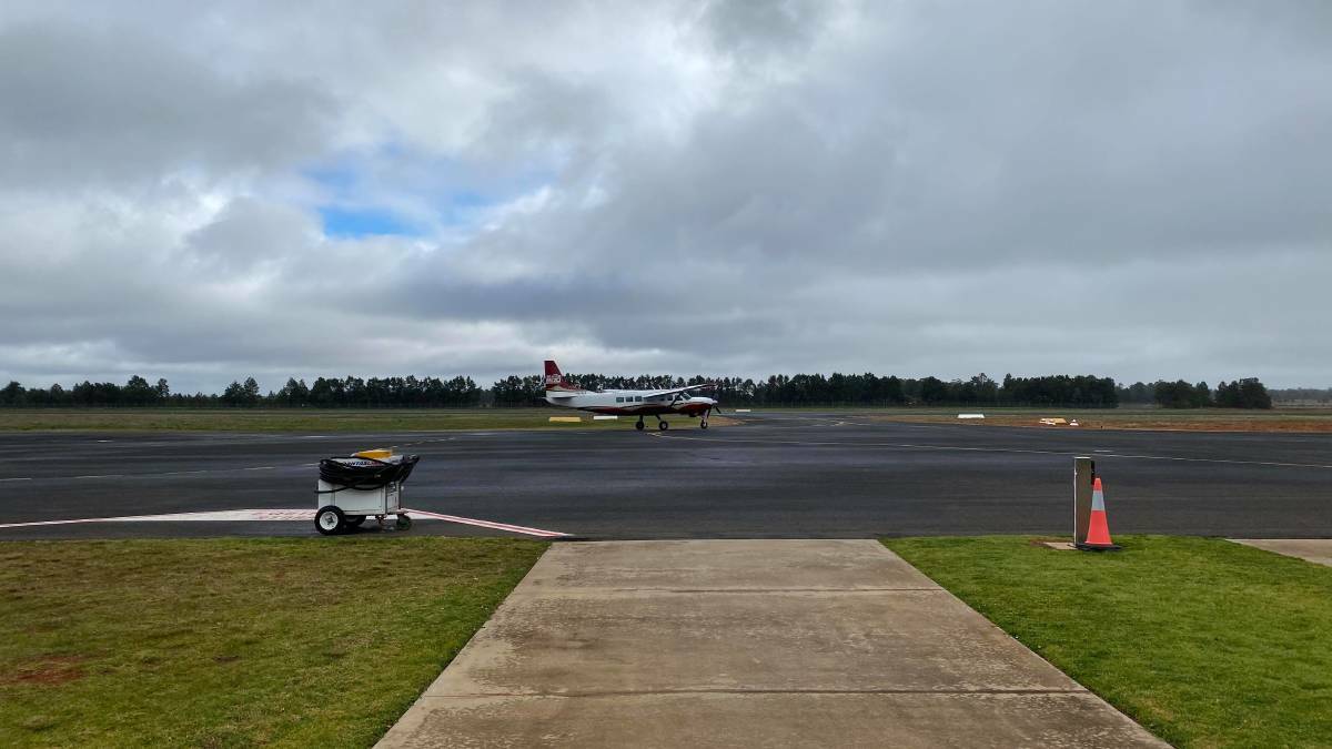 RIVERINA READY TO TRAVEL: Griffith Regional Airport has had empty runways for months. PHOTO: Lizzie Gracie