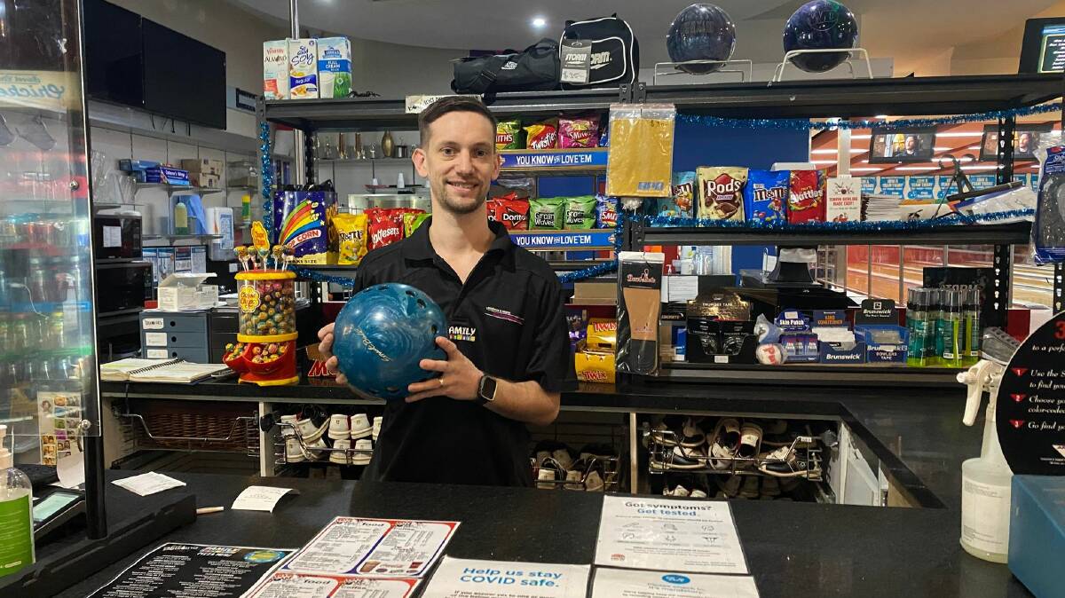 STRIKE: Manager of Star Bowling Mat Chettleburgh says the easing of restrictions would help take away the stress of going out. PHOTO: Lizzie Gracie