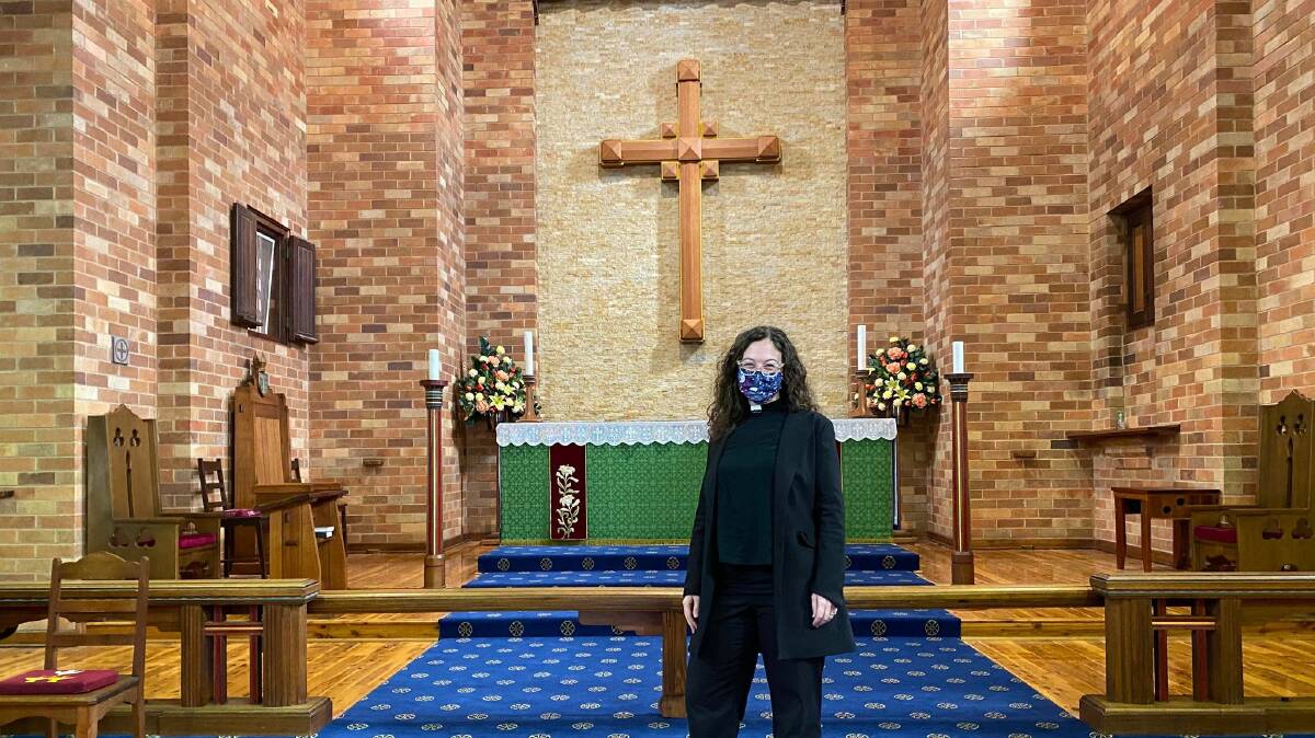 LOOKING TO THE FUTURE: Reverend Gemma Le Mesurier from St Albans Anglican Church is optimistic for the future and return of normality to church services. PHOTO: Lizzie Gracie