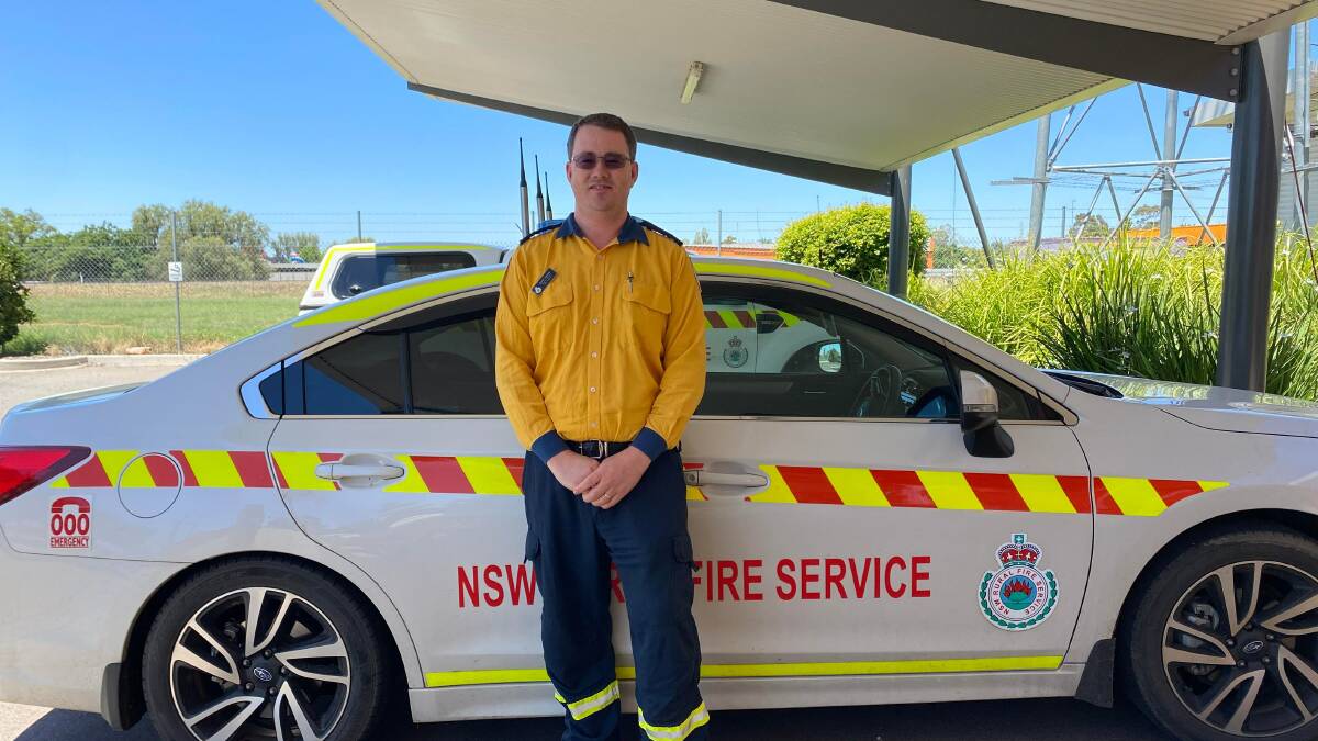 DONT BE COMPLACENT: MIA RFS District Officer Scott Connor is warning residents of the dangers associated with increased rainfall and the impact on bushfire season. PHOTO: Lizzie Gracie