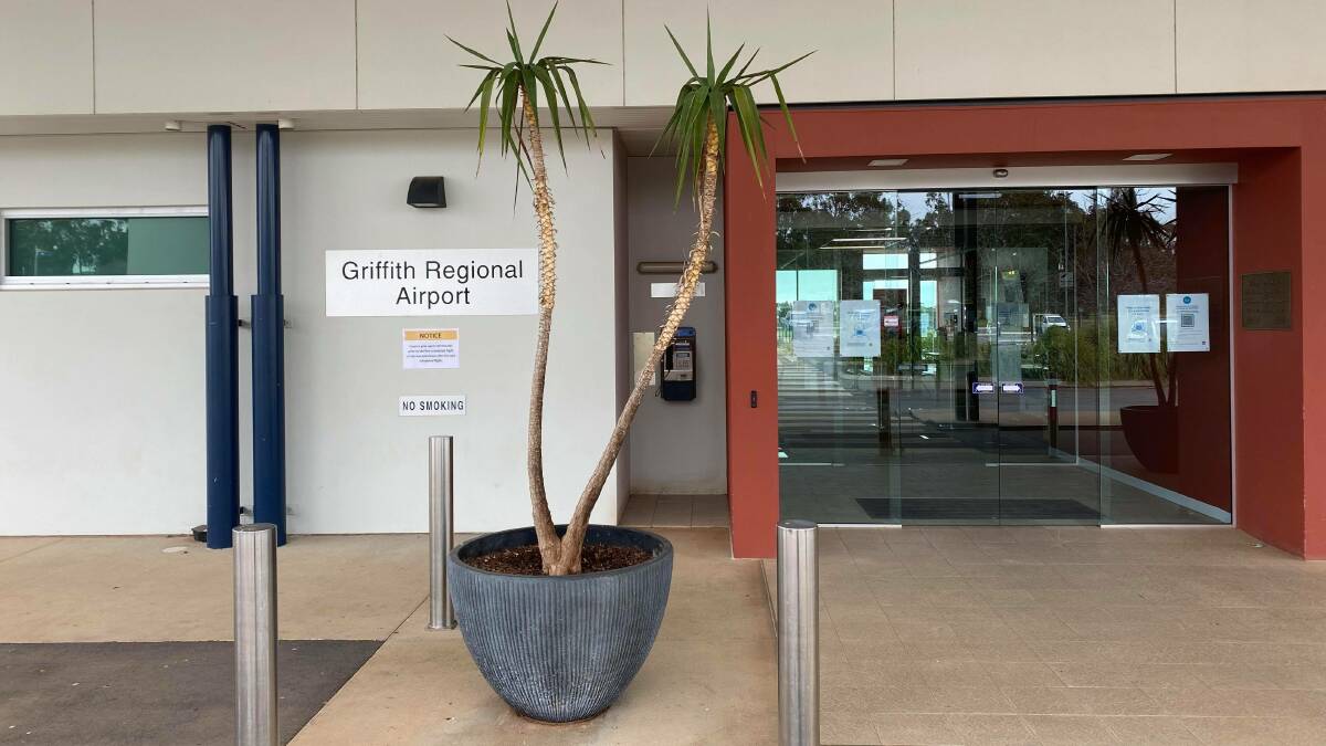 SKY HIGH: Griffith Regional Airport is getting a big boost PHOTO: Lizzie Gracie