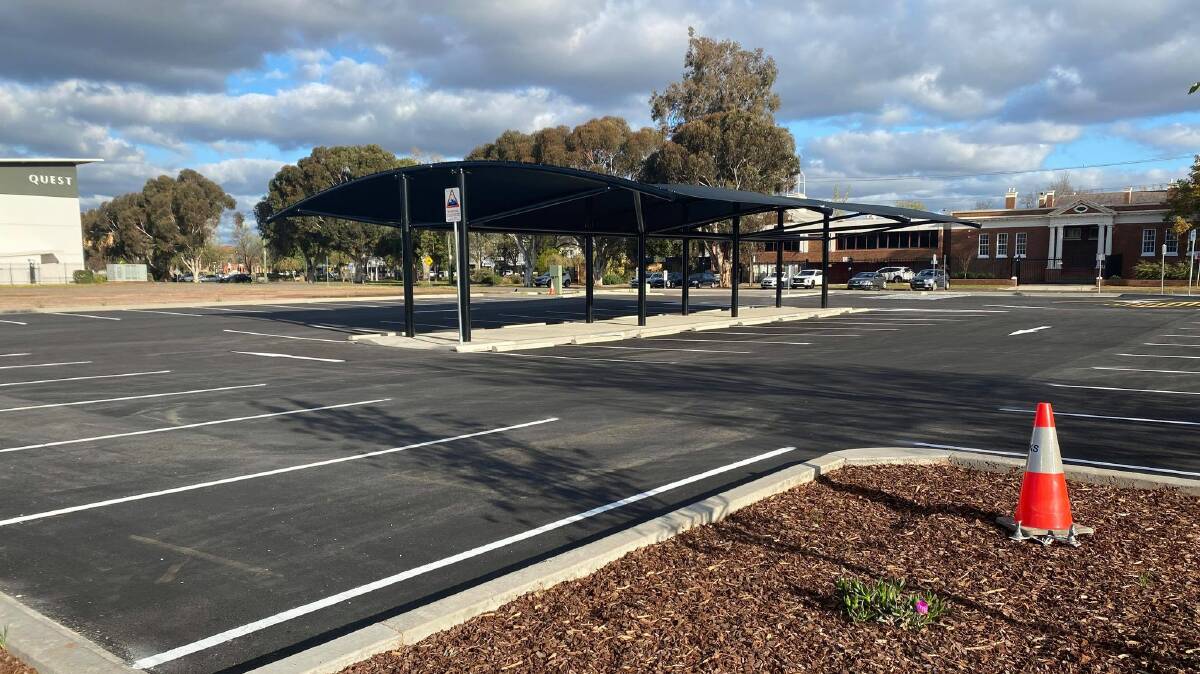 HALF A MILLION IN CAR PARKING: The new carpark has officially opened. PHOTO: Lizzie Gracie