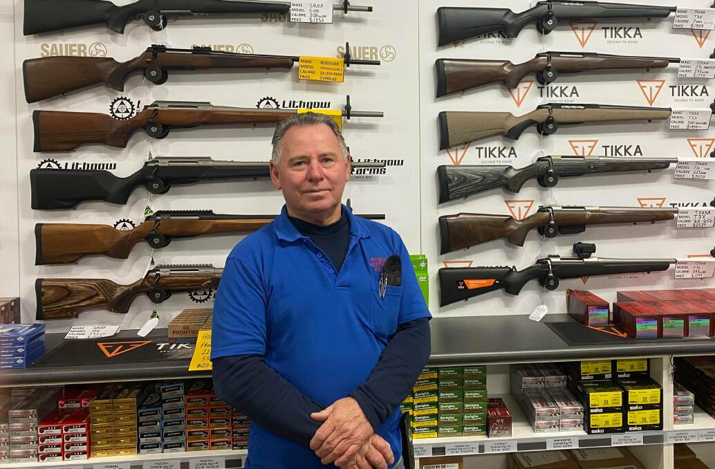 'DON'T BE FRIGHTENED': Glenn Castellaro encourages any community members to bring their unregistered firearms in under the ongoing gun amnesty.
PHOTO: Lizzie Gracie