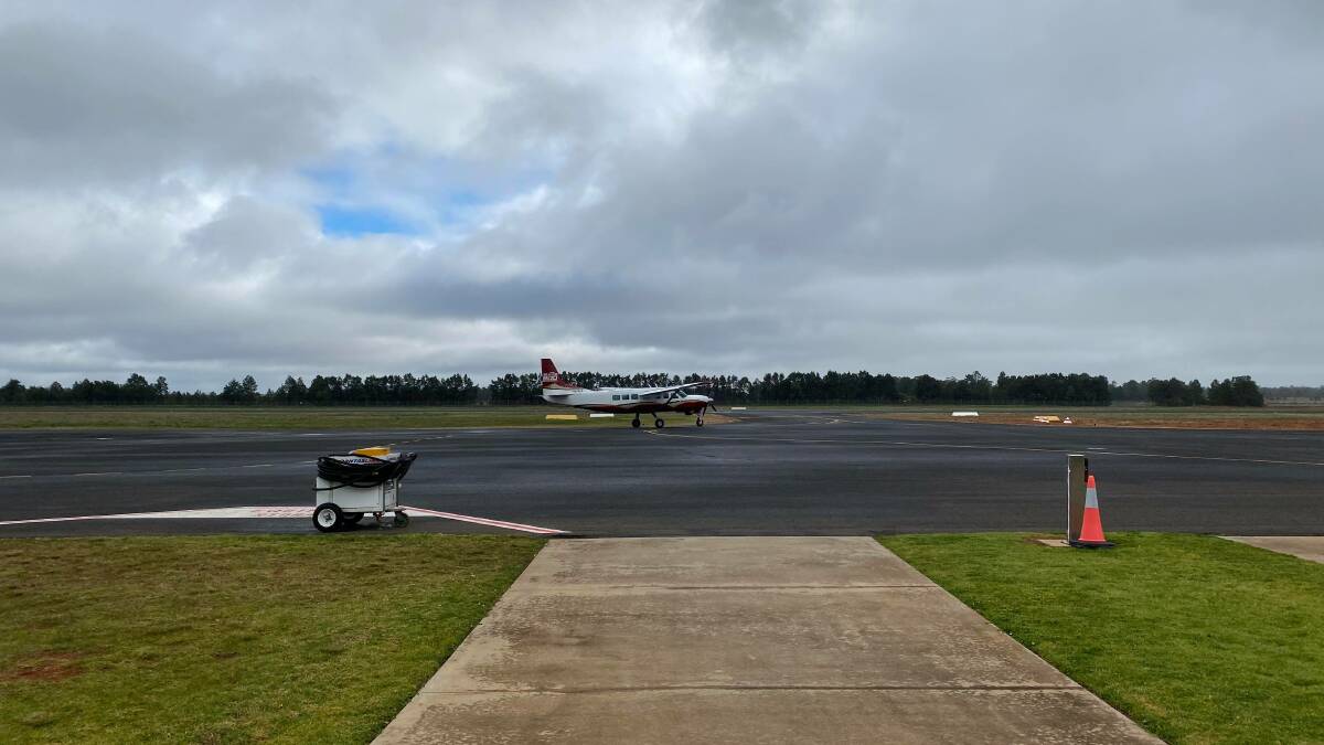 SOARING SAFELY: Planes like this one will be able to enjoy smoother runways and more defined line markings at Griffith Regional Airport PHOTO: Lizzie Gracie